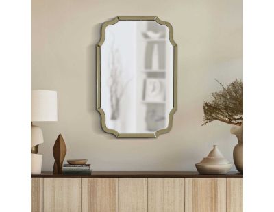 Miroir en MDF doré Istanbul (60 x 1 x 90 cm)