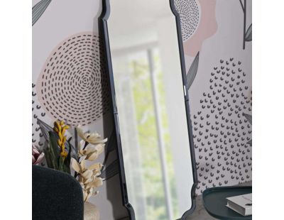 Miroir en MDF gris Istanbul (60 x 2 x 150 cm)