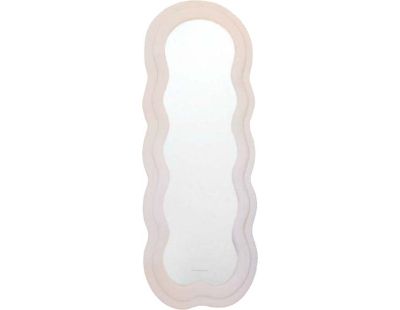 Miroir cadre en tissu Charlotte (Ecru)