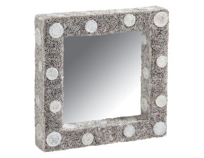 Miroir carré en papier recyclé
