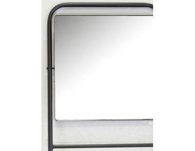 Miroir échelle en métal Porte serviette