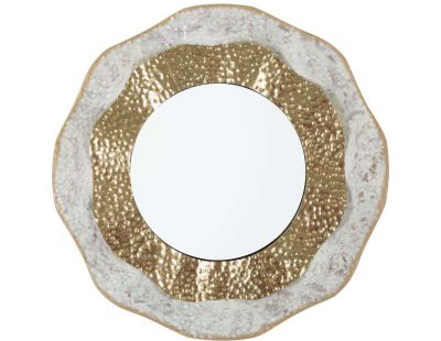 Miroir en métal Da Muro Shai 54.5 x 4.5 cm