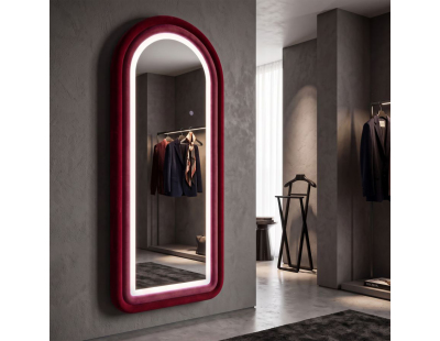 Miroir mural en MDF avec led intégrés Carol 60 x 160 cm