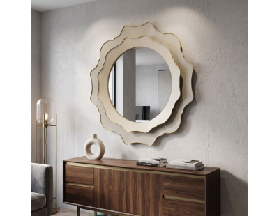 Miroir mural en métal Romantic 95 x 7 cm