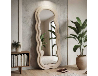 Miroir mural en velours Miki 60 x 4 x 160 cm