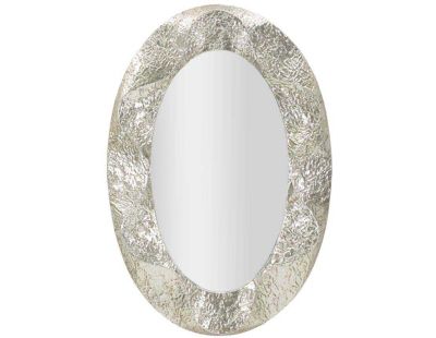 Miroir ovale en métal Argelux 87.5 x 6.5 x 128 cm