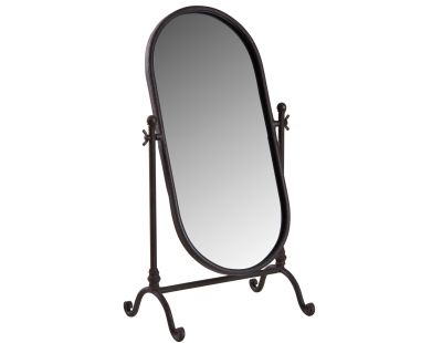 Miroir sur pied en métal laqué