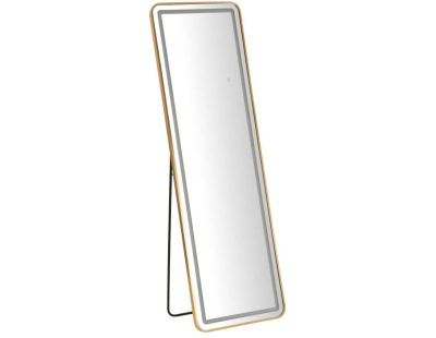 Miroir sur pieds avec bandeau led 3 couleurs Marcia (Rectangulaire)