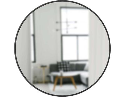 Miroir rond 94 cm Hub (Noir)