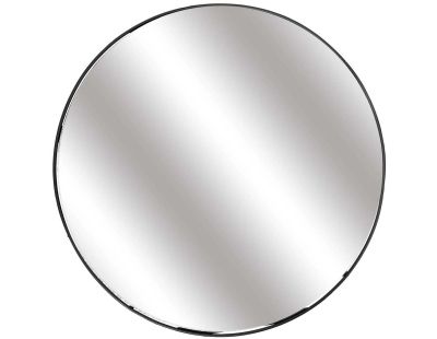 Miroir rond avec étagère en fer 45 cm