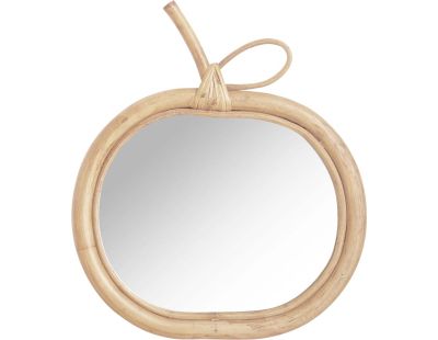 Miroir en rotin Pomme