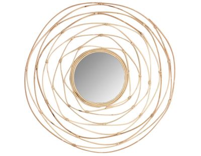 Miroir rotin crazzy (Diamètre 80cm)
