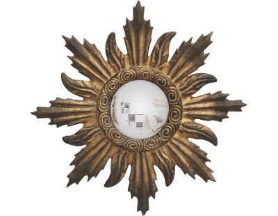 Miroir de sorcière en polyrésine Soleil 31 cm