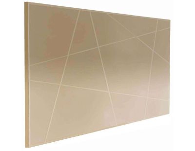 Miroir en verre 130 x 62 cm (Bronze)