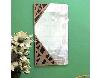 Miroir en verre et mdf Angle 50 x 1 x 90 cm