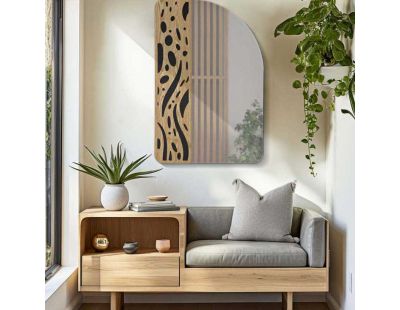 Miroir en verre et mdf Terry 60 x 1 x 90 cm