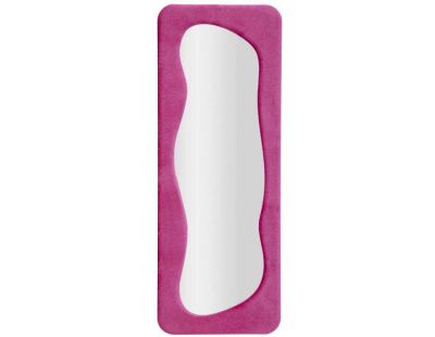 Miroir en verre et tissu Theodor 60 x 4 x 160 cm (Fuschia)
