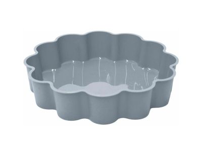 Moule à gateau en silicone 6 parts coeur (Gris)