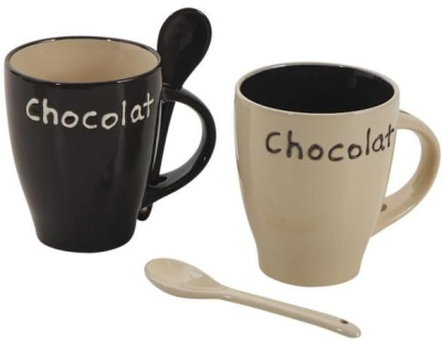 Mug à chocolat en grès (Lot de 6)