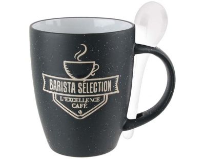 Mug avec cuillère en grès Barista Sélection 360 ml