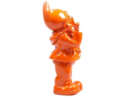 Nain de jardin en résine 13 x 11 x 31 cm Peace (Orange)