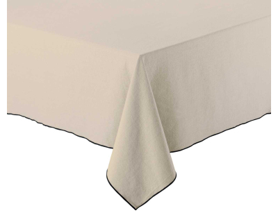 Nappe en coton recyclé Grace 170 x 300 cm (Ficelle)