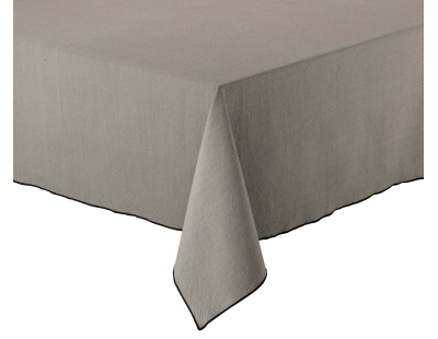 Nappe en coton recyclé Grace 140 x 250 cm (Ombre)