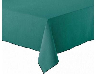 Nappe en coton recyclé Grace 140 x 250 cm (Paon)