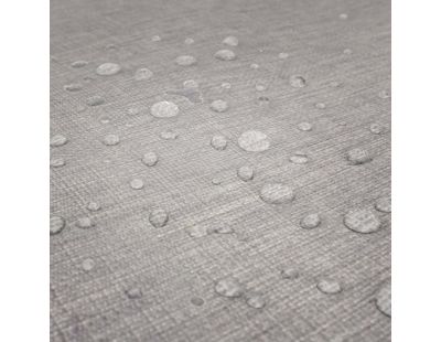 Nappe rectangulaire effet lin imperméable 260 x 170 cm (Gris clair)