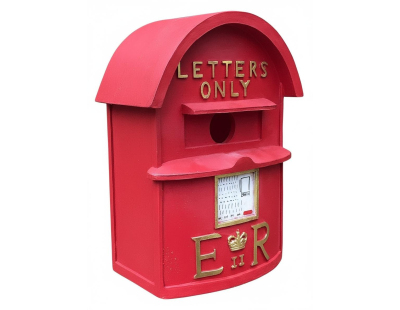 Nichoir boite à lettres britannique rouge