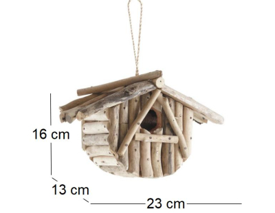 Nichoir oiseau en bois flotté