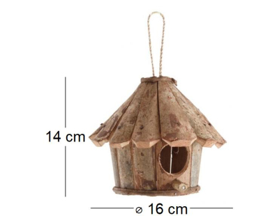 Nichoir rond en bois Casa