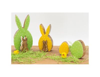 Oeufs décoratifs en manguier (Lot de 2)