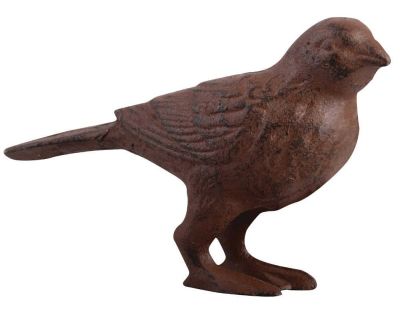 Oiseau déco en fonte