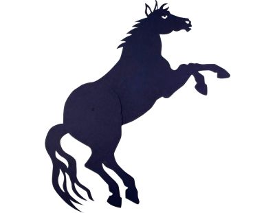 Ombre murale Silhouette articulée (Cheval)