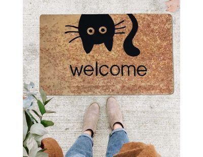 Paillasson en PVC 40 x 60 cm Door (Tête de chat)