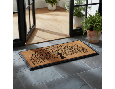 Paillasson arbre en coco et latex (Longueur 120cm)