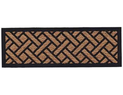 Paillasson caoutchouc et coco Tissage
