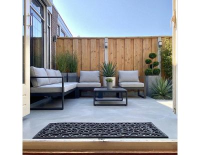 Paillasson en caoutchouc style victorien