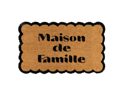 Paillasson en coco festonné (Maison de Famille)