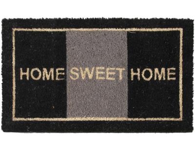 Paillasson coco teintée 75 x 45 cm (Home sweet home)