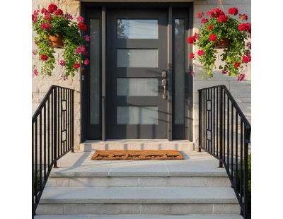 Paillasson en fibres de coco Evolution 75 x 25 cm (Chats)