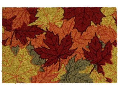 Paillasson en fibres de coco Feuilles