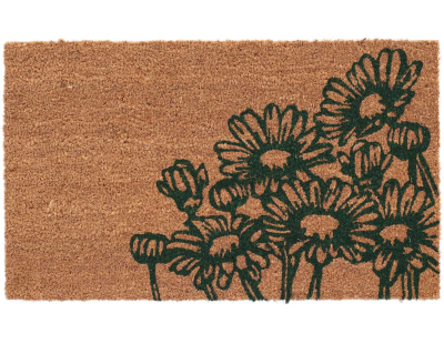 Paillasson en fibres de coco Fleurs