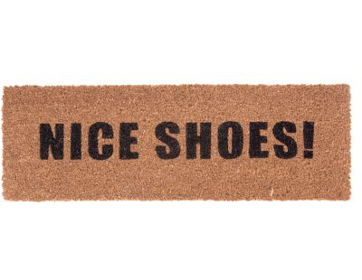 Paillasson en fibres de coco Nice Shoes (Noir)