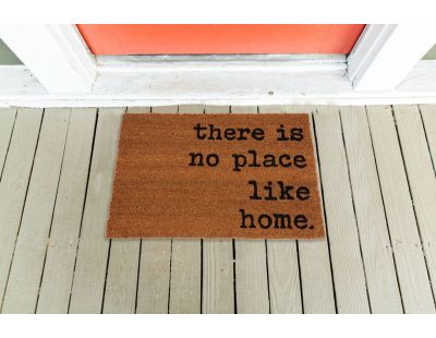 Paillasson en fibre de coco 60 x 40 cm (There is no place like home)