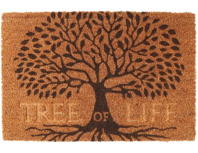 Paillasson en fibres de coco Tree of life 60 x 40 cm