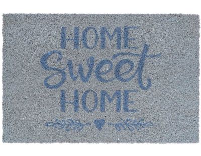 Paillasson en fibres de coco Welcome (Bleu)