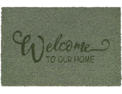 Paillasson en fibres de coco Welcome (Vert)