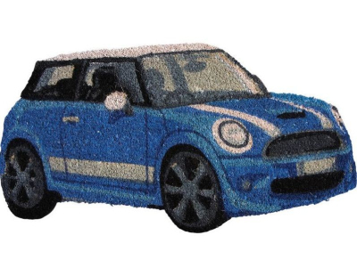 Paillasson original en forme de voiture (Mini)